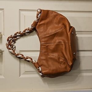 Aqua Madonna leather bucket bag